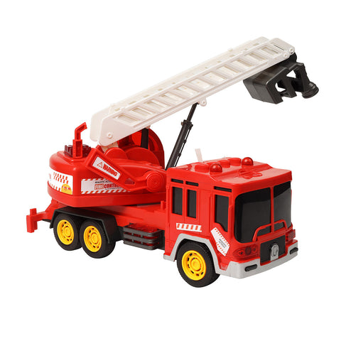 Fire Control with Light | Friction-powered Toy | Push & go Toy | Pull-Push Vehicle | Construction Toy for Kids | Toy Truck | Engineering Toy | Pull Along | Easy Play | For Kids age 3+ years