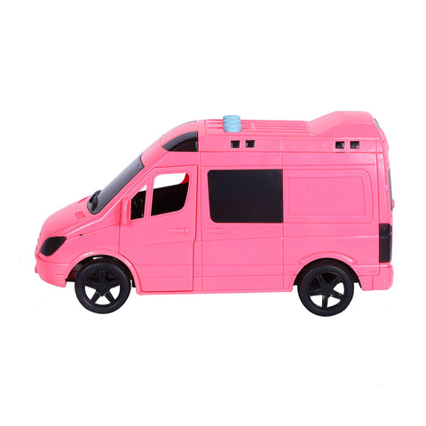 Fashion Beauty Friction Van | Friction-powered Toy | Push & go Toy | Pull-Push vehicle | Durable Van | Easy Play Van | For Kids age 3+ years