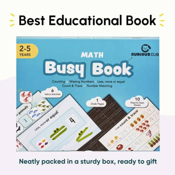 Curious Cub Math Busy Book