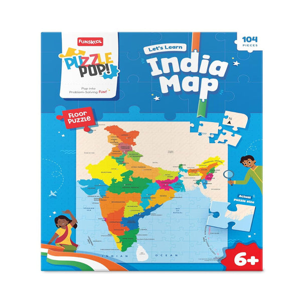Funskool Play & Learn India Map